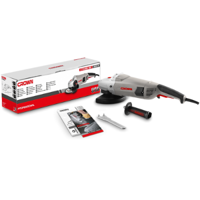 Picture of CROWN 7" Angle Grinder 2600W, 180mm, 8500rpm, with soft start CT13489-180S - Kings Trading
