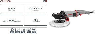 Picture of CROWN Polisher 1500w, 180mm (7"), M14, Speed 520-4000rpm CT13528 - Kings Trading