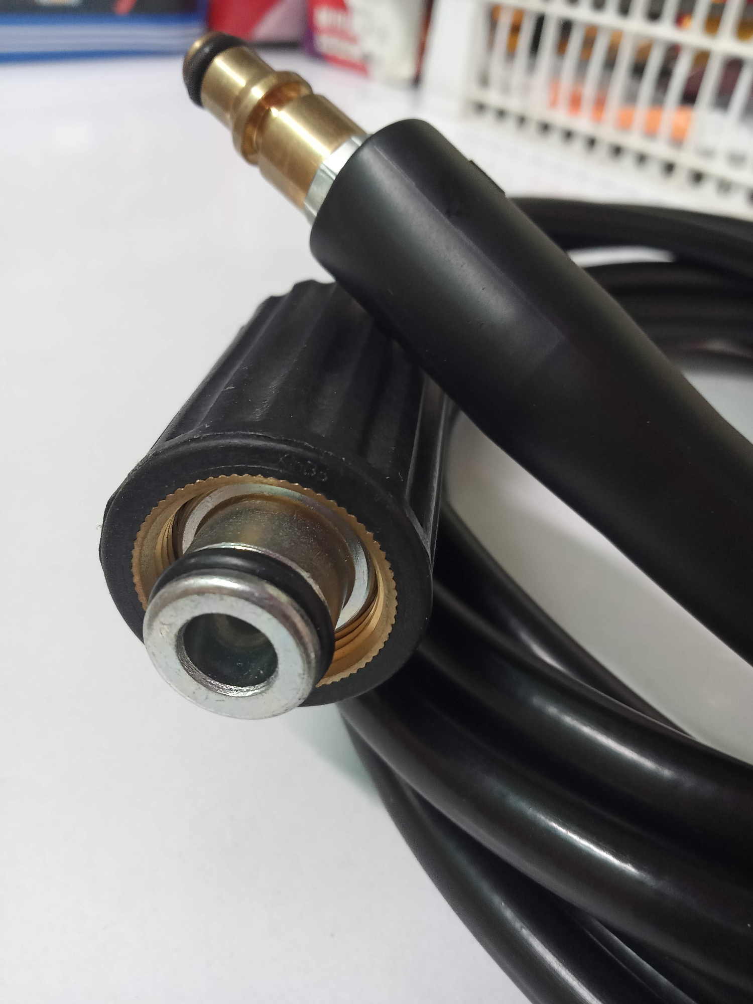 Picture of CROWN Pressure pipe pressure hose (17 feet) for CROWN high pressure washer CT42022 / output pipe/ pressure hose Assembly / cleaner Kit / washer parts P41 CT42022 - Kings Trading