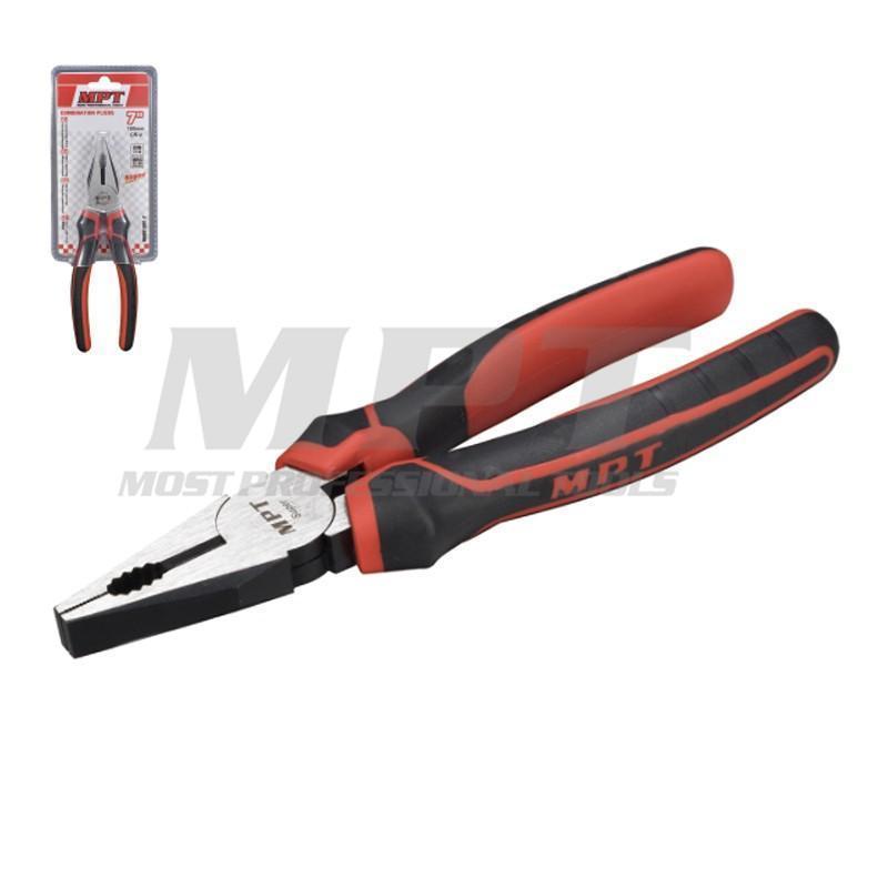 Picture of MPT 7" Combination Pliers 180mm Cr-V, black finish MHB01001-7 - Kings Trading