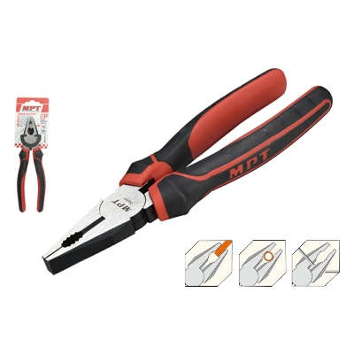 Picture of MPT 8" Combination Pliers 200mm Cr-V, black finish Model: MHB01001-8