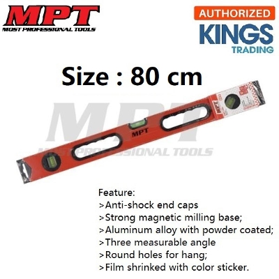Picture of MPT 80cm Level Bar Measuring Instrument Precision: 1mm/m MHE02002-80 - Kings Trading