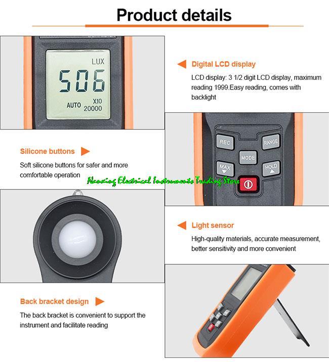 Picture of Victor VC1010D Digital Photo Meter Photo Light Meter Lumens Tester