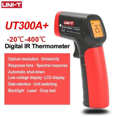 Picture of UNI-T UT300A+ LASER Infrared Thermometer Handheld Thermometry Digital Industrial Non Contact LASER Temperature Meter Gun UT300A+ - Kings Trading