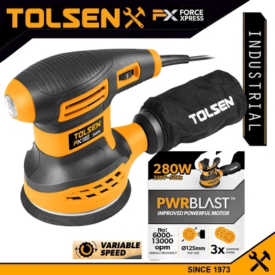 Picture of TOLSEN Random Orbital Sander 280 Watt Model 79566 - Kings Trading
