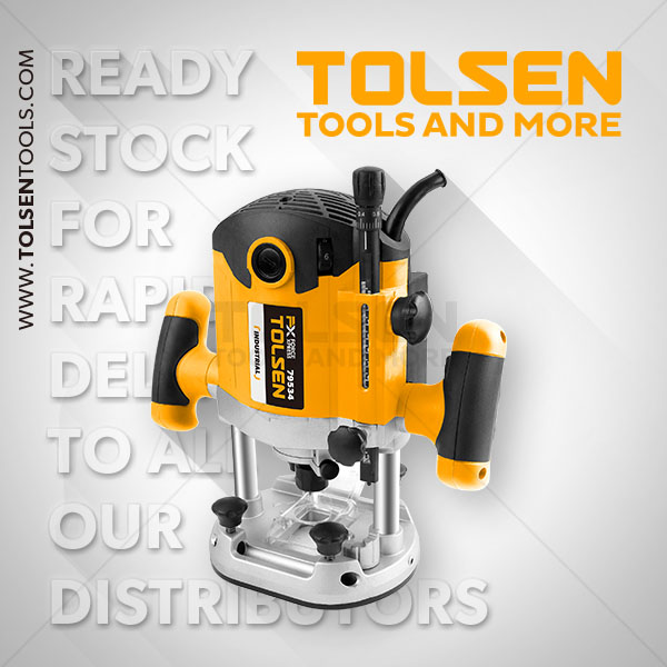 Picture of TOLSEN Electric Router 2100W Industrial Model 79534 - Kings Trading
