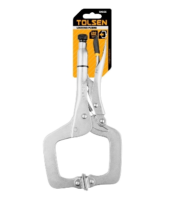 Picture of TOLSEN Locking Pliers Vise Grip (280mm, 11") C-Clamp Industrial Series Model: 10056 - Kings Trading