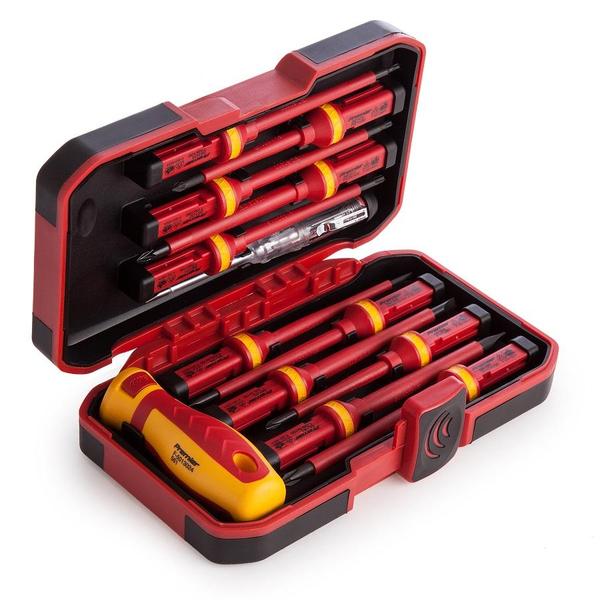 Picture of TOLSEN 13Pcs Interchangeable VDE 1000V Power Insulated Screwdriver Set  Model: 38016 - Kings Trading