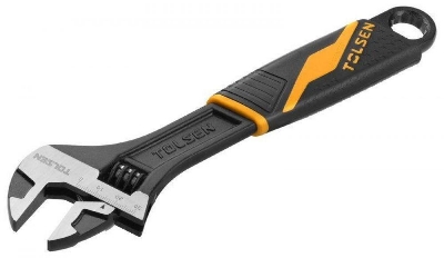 Picture of TOLSEN 8" Adjustable Wrench (200mm, 8”) Industrial Gripro Series Model: 15309 - Kings Trading