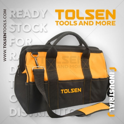 Picture of TOLSEN 17" Tool Bag Rigid Frame with Adjustable Shoulder Strap Model: 80101 - Kings Trading