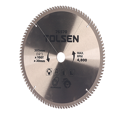 Picture of TOLSEN 12" TCT Circular Saw Blade For ALUMINUM Cutting Model: 76570