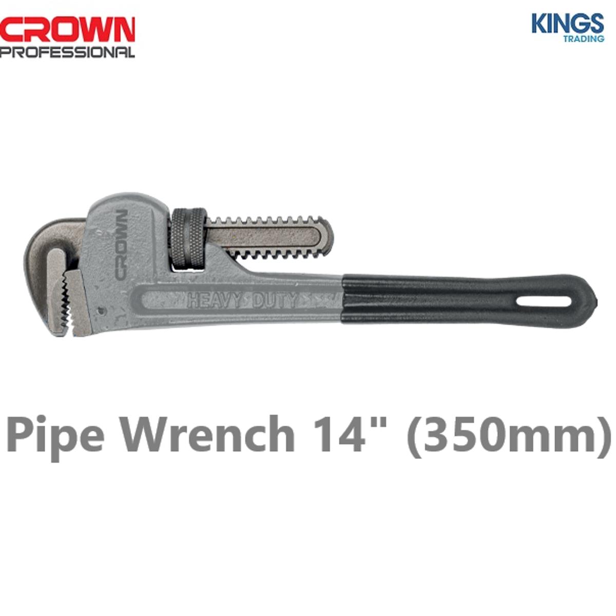 Picture of Crown 14" Pipe Wrench (350mm) Industrial Series, Max. Clamping Dia 50mm, CPHWP-AMA14