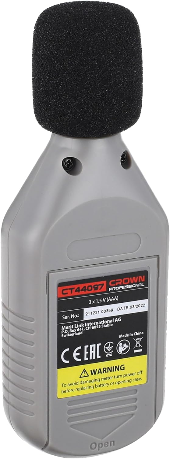 Picture of CROWN Sound Meter 30-130DB Model: CT44097 - Kings Trading
