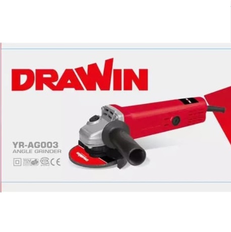 Picture of Drawin 4" Angle Grinder 1600W, Back Switch, Speed 11000r/min YR-AG003