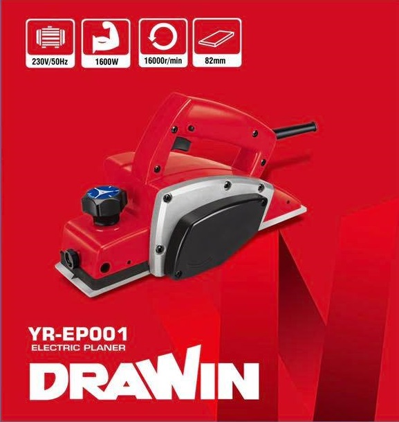 Picture of Drawin Electric Planner 1400W, 82mm Renda, Model: YR-EP001
