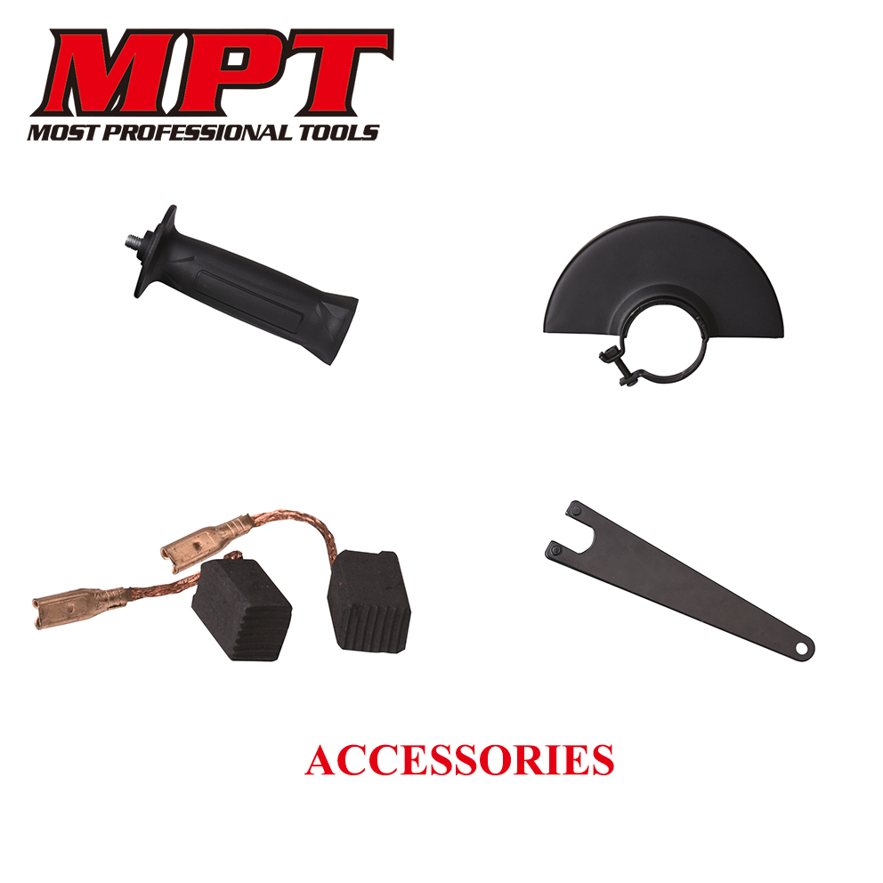 Picture of MPT 4" Angle Grinder 100mm ( 4 inch ) 700W Slim Body Back Switch Model: MAG7007