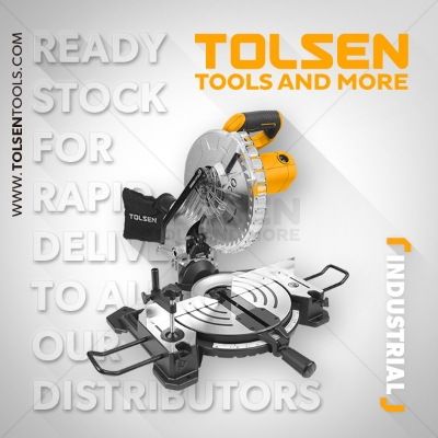 Picture of Tolsen Mitre Saw w/ Laser Assist (1800Watts) Free 5pcs Accessories PWRBLAST X 79530
