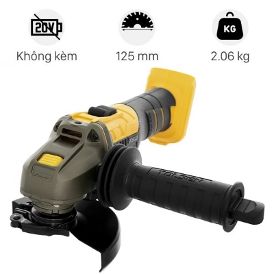Picture of Tolsen Li-ion Brushless Cordless Angle Grinder 20V (Not Included Battery and Charger) Model 87278