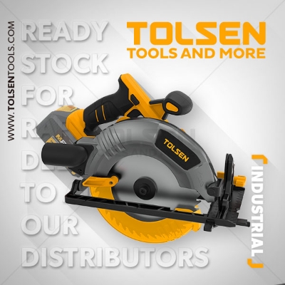 Picture of Tolsen Li-Ion Brushless Cordless Circular Saw 20V (Not Included Battery And Charger) Model  87282