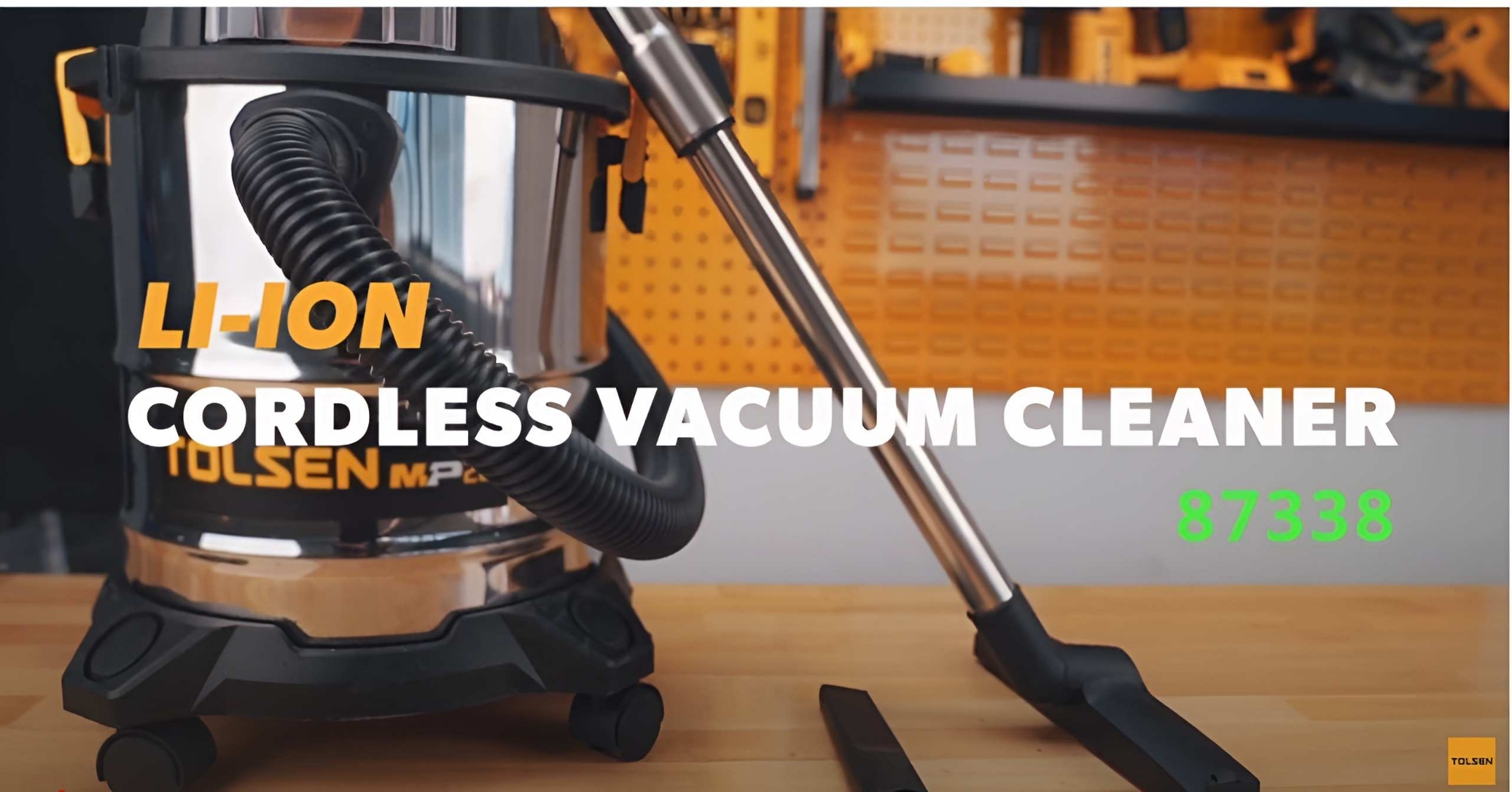 Picture of Tolsen 20v Li-ion Cordless Vacuum Cleaner (Not Included Battery and Charger) 87338