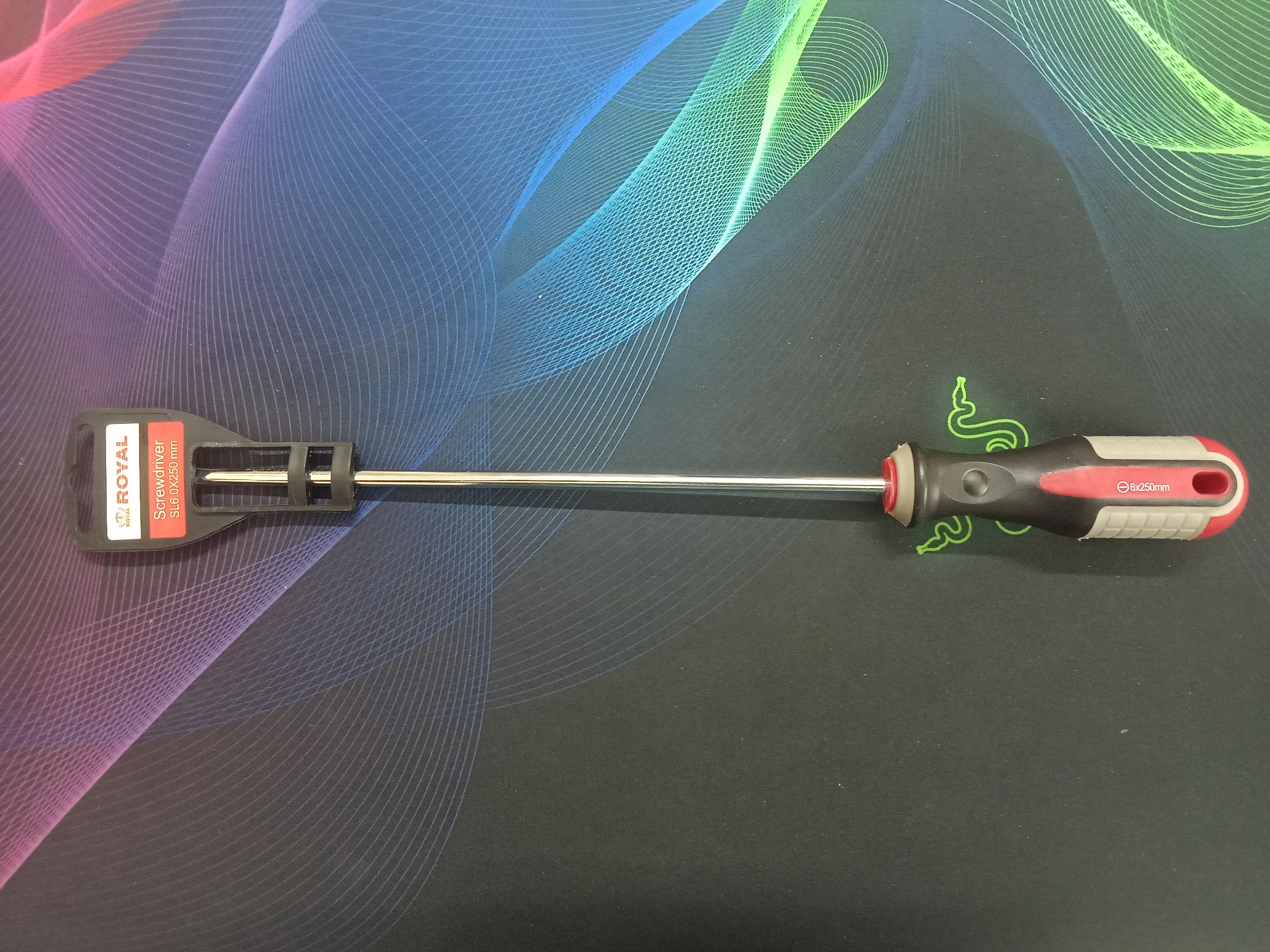 Picture of ROYAL Screwdriver FLAT SL6x250mm 10" Model RSD-250F