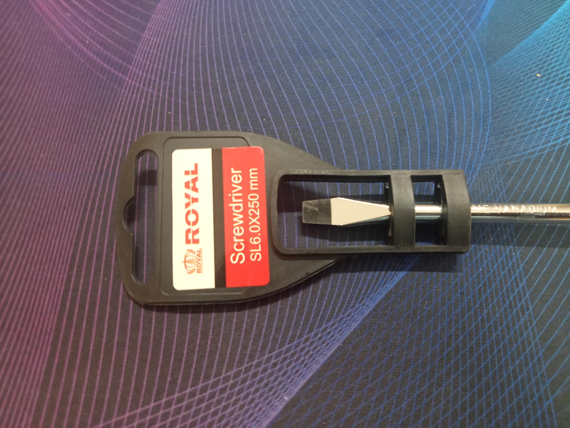 Picture of ROYAL Screwdriver FLAT SL6x250mm 10" Model RSD-250F