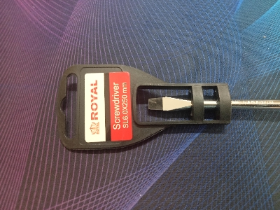 Picture of ROYAL Screwdriver FLAT SL6x250mm 10" Model RSD-250F