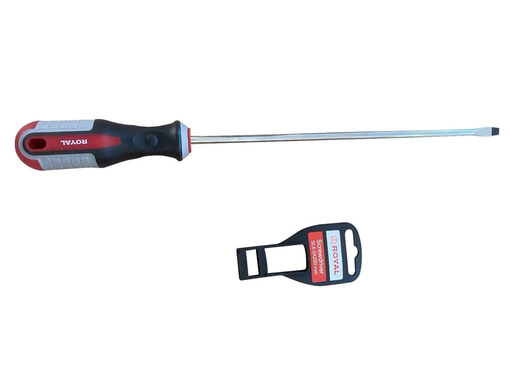 Picture of ROYAL Screwdriver FLAT SL6x250mm 10" Model RSD-250F