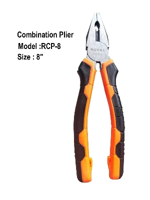 Picture of ROYAL Combination Plier 200mm 8" Model RCP-8
