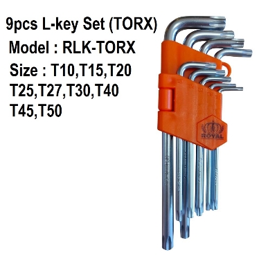Picture of ROYAL 9pcs TORX Key Set Model RLK-TORX
