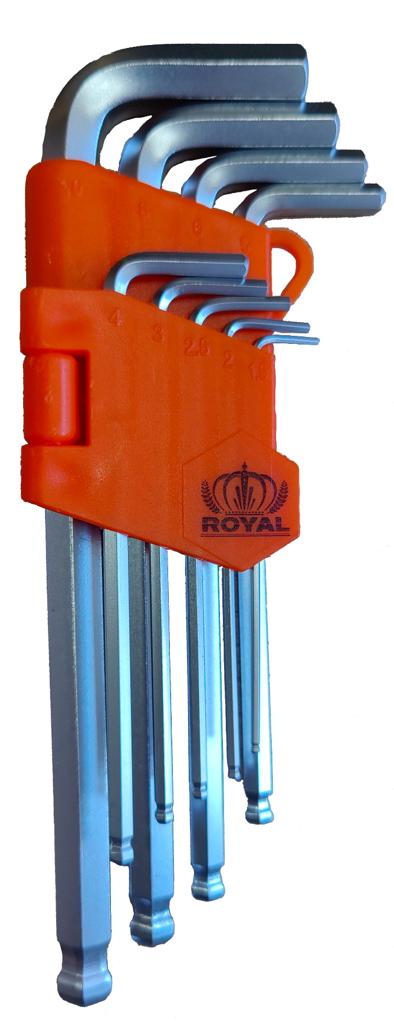 Picture of ROYAL 9pcs Ball Point Hex key Set Model RLK-BALL