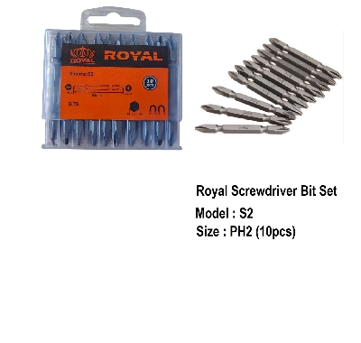 Picture of ROYAL 10pcs Drill Bits Set Size PH2 Model S2