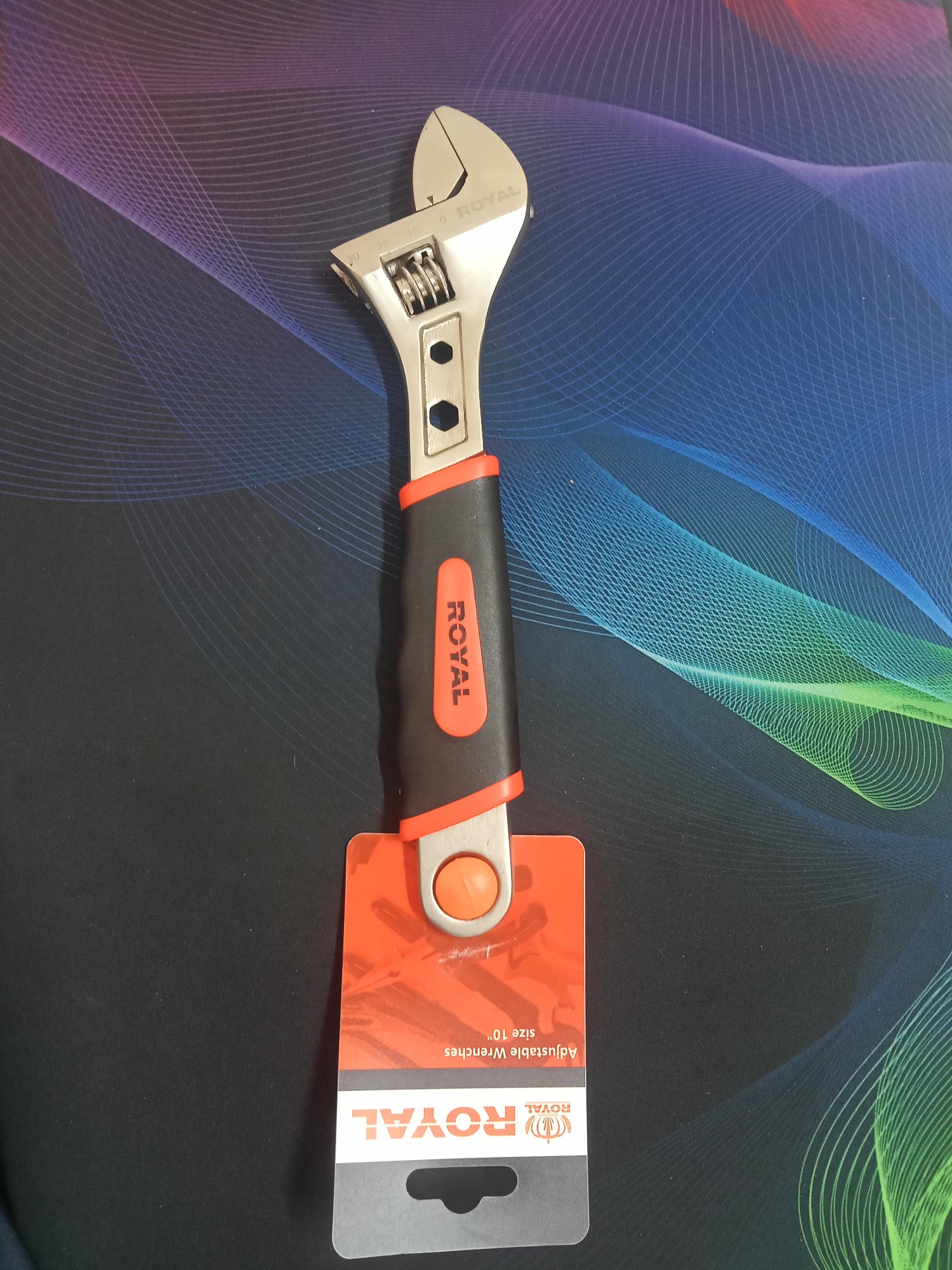 Picture of ROYAL Adjustable Wrench 250mm 10" Model RAW-10