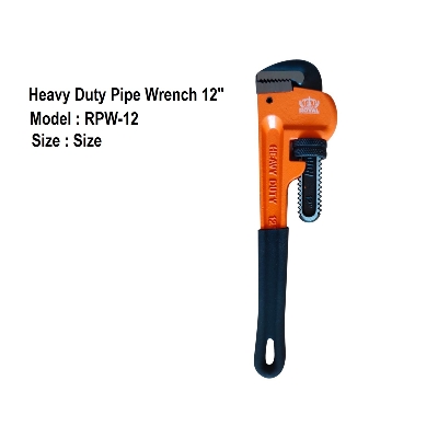Picture of ROYAL Pipe Heavy Duty Pipe Wrench 300mm 12" Model RPW-12