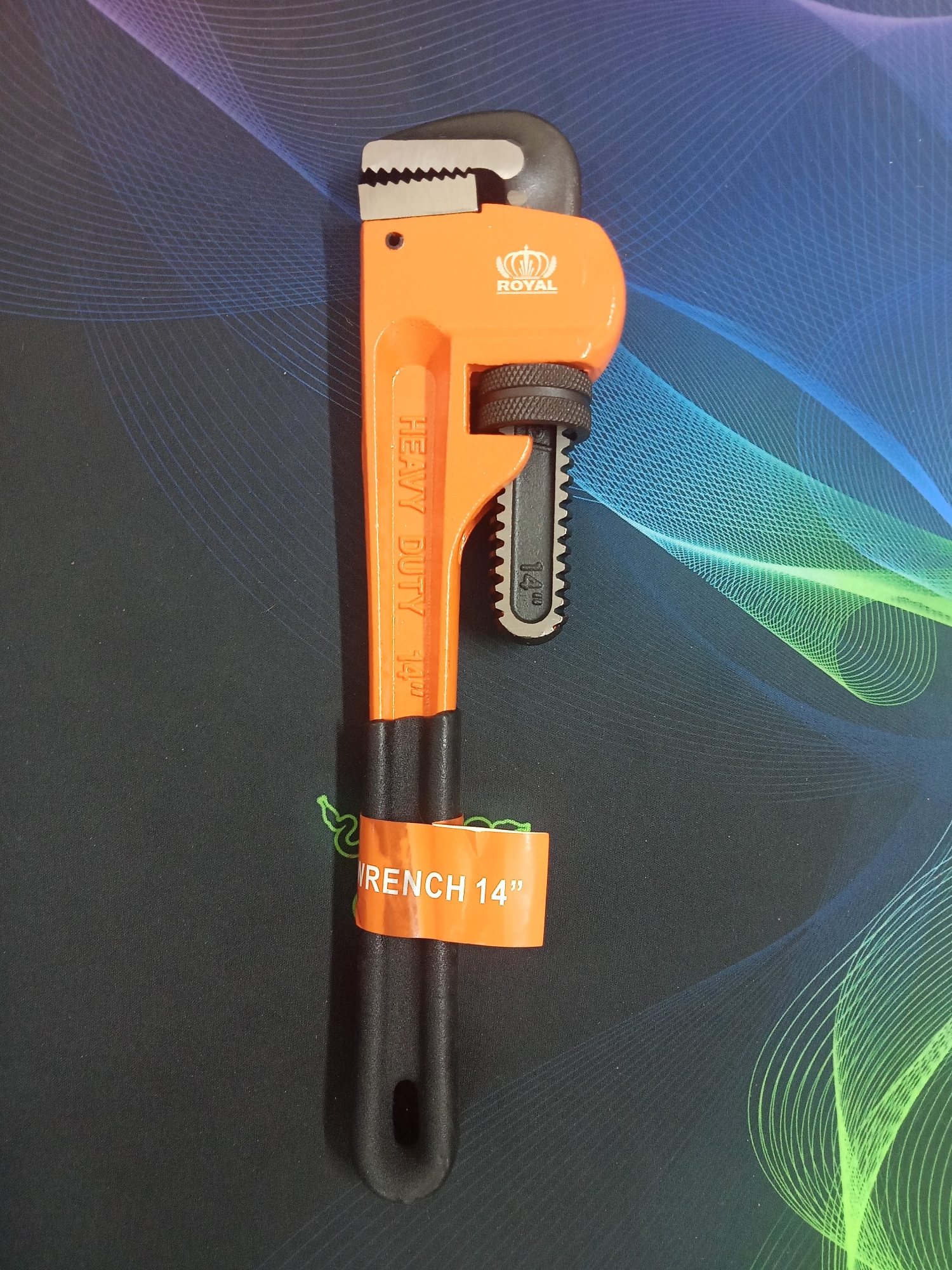 Picture of ROYAL Heavy Duty Pipe Wrench 350mm 14" Model RPW-14