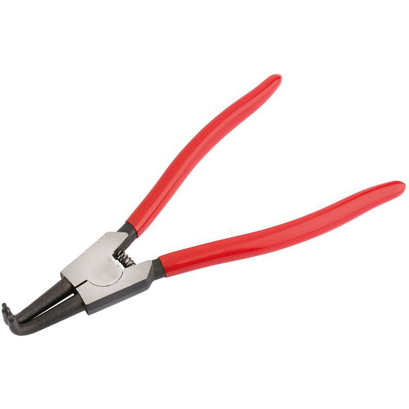 Picture of ROYAL 7" External Circlip Pliers, Bent (180mm, 7 inch) Dipped Handle Model: RCRP-7o