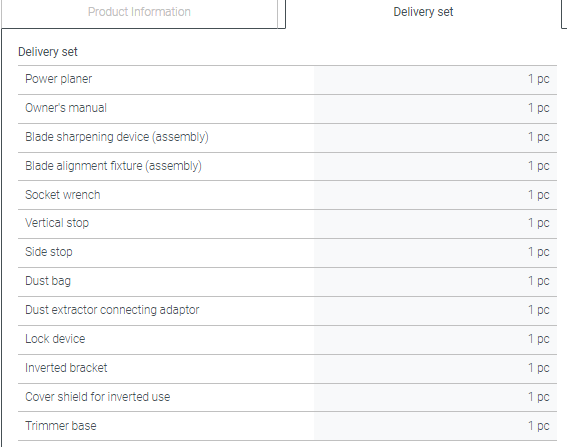Picture of CROWN Power Planer Electrical Planer 1200W Grooving depth: 14 mm CT14026 Kings Trading