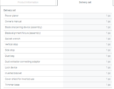 Picture of CROWN Power Planer Electrical Planer 1200W Grooving depth: 14 mm CT14026 Kings Trading