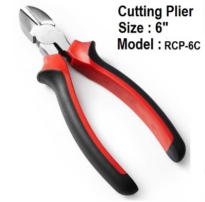 Picture of ROYAL 6" Diagonal Cutting Pliers, 6 inch, 160mm TPR Handle Model: RCP-6C