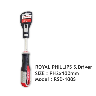 Picture of ROYAL PH2x100mm Phillips Screwdriver Model RSD-100S