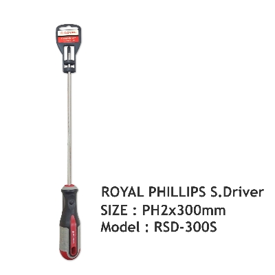 Picture of ROYAL PH2x300mm Phillips Screwdriver With Magnetic Tip Model RSD-300S