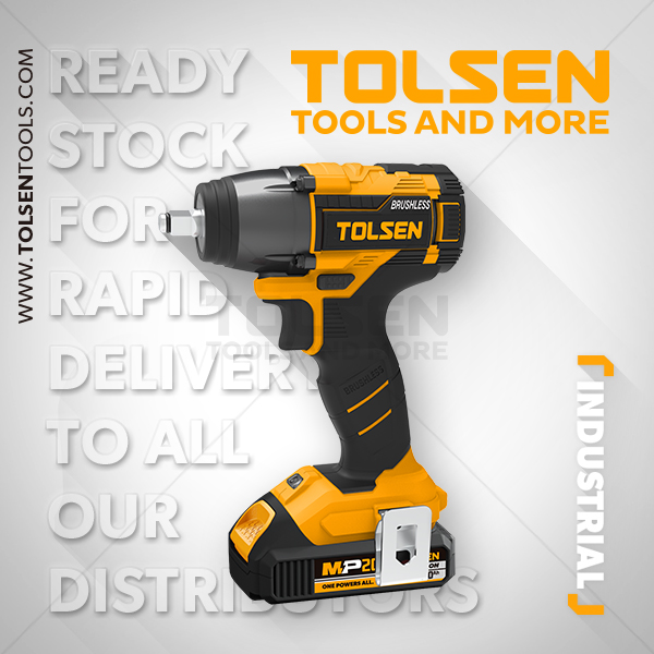 Picture of Tolsen Li-ion Brushless Cordless Impact Wrench 20V 87258