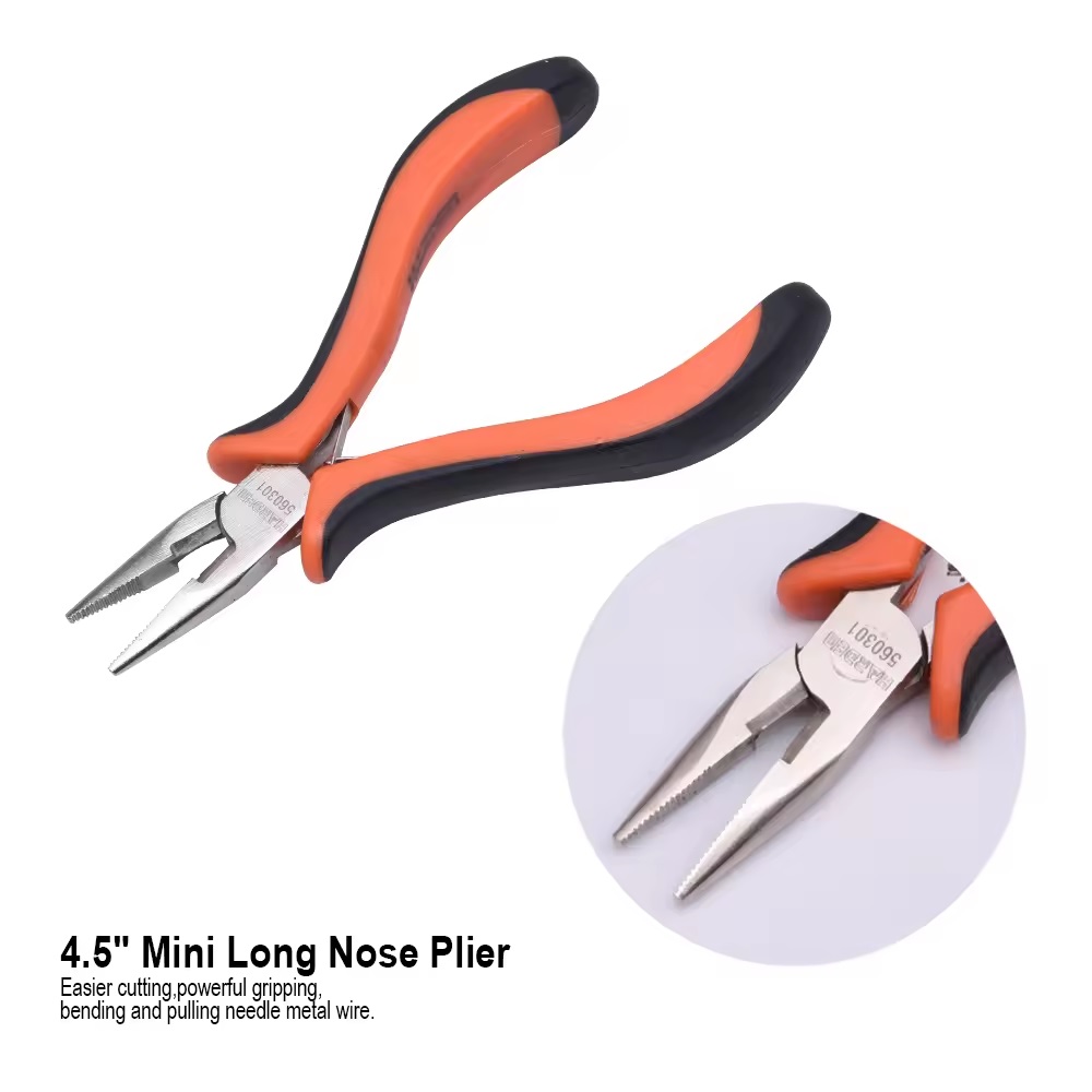 Picture of Harden 3Pcs Mini Pliers Set 4.5" High Quality Jewelry Making Tools Model: 560309