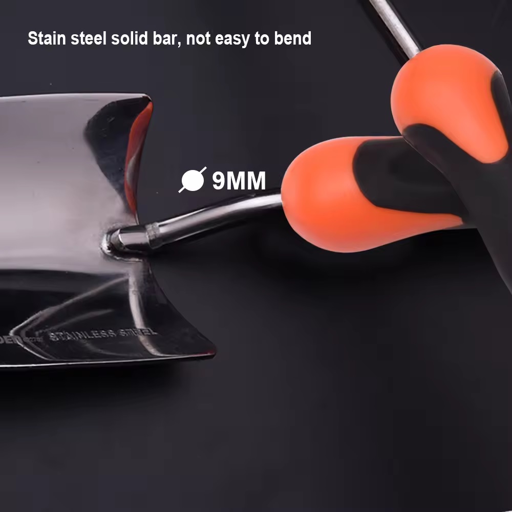 Picture of HARDEN Garden Spade Stainless steel 320 x 180mm hand garden small shovel farm agricultural tools spade garden trowel 632702