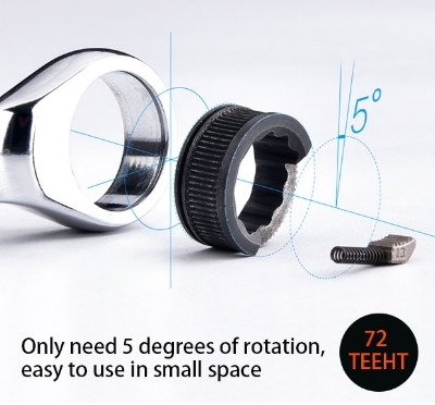 Picture of Harden 07mm Combination Spanner Wrench Spanner Fixed Flat Torque Head 541107