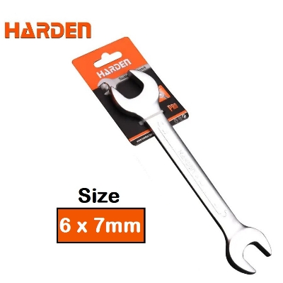 Picture of Harden 6 x 7 mm Dulley Spanner Double Open End Spanner Wrench 541206