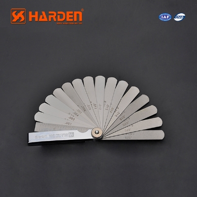 Picture of Harden Feeler Gauge 15Pcs 65Mn Professional Metal Feeler Gauge Set 580415