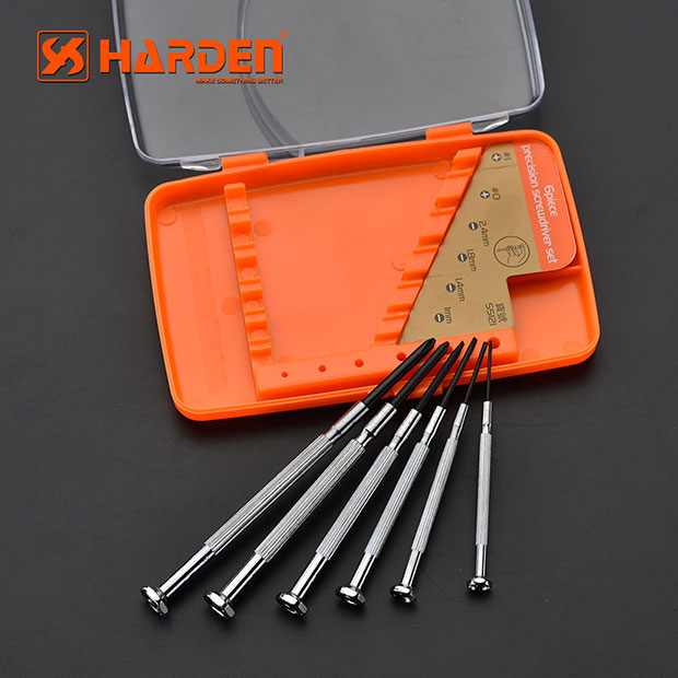 Picture of Harden Professional 6Pcs Precision Screwdriver Set 550121