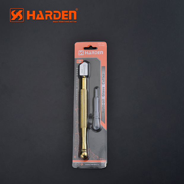 Picture of Harden 175mm Manual Auto-Oil Glass Cutter Professional Glass Cutting Tool Auto Oil Glass Cutter YG8 Cutter Wheel 570352
