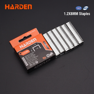 Picture of Harden 1000Pcs Staples 1.2 X 8mm Staple Wood Decorative Nail for Sofas Furniture 620828